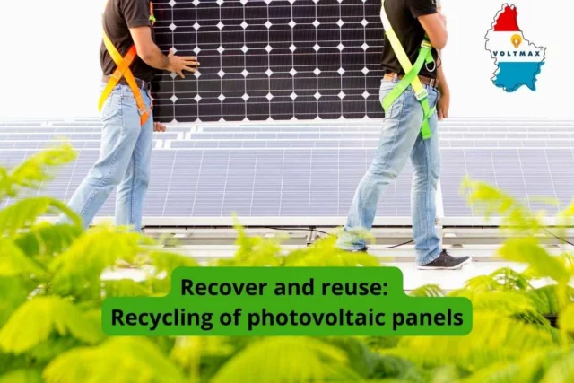 recycling of photovoltaic panels