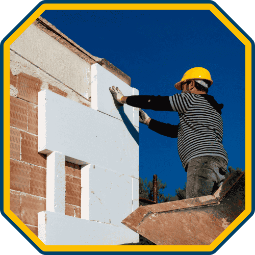 external wall insulation icon