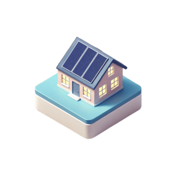 Photovoltaics for home​ icon for home